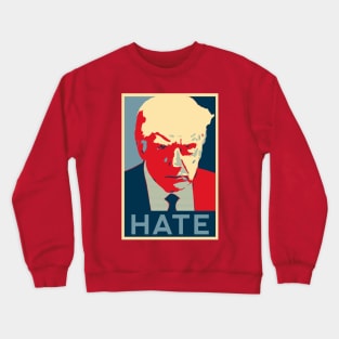 Trump mug shot Obama HOPE poster style Crewneck Sweatshirt